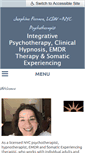 Mobile Screenshot of josephineferrarotherapy.com